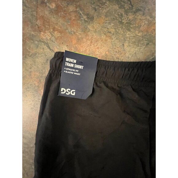 DSG Boys X Small Woven Train Shorts - Athletic Fit With Elastic Waist - Pure Bla - Picture 3 of 9